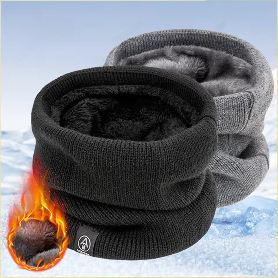 Winter Neck Warmer Scarf Fleec - مراجعة Men Accessories Ring وسعره