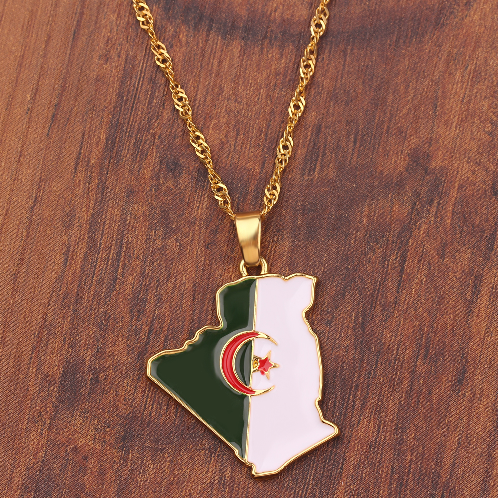 Fashion Trend World Map Neckla - مراجعة Men Accessories Necklace وسعره