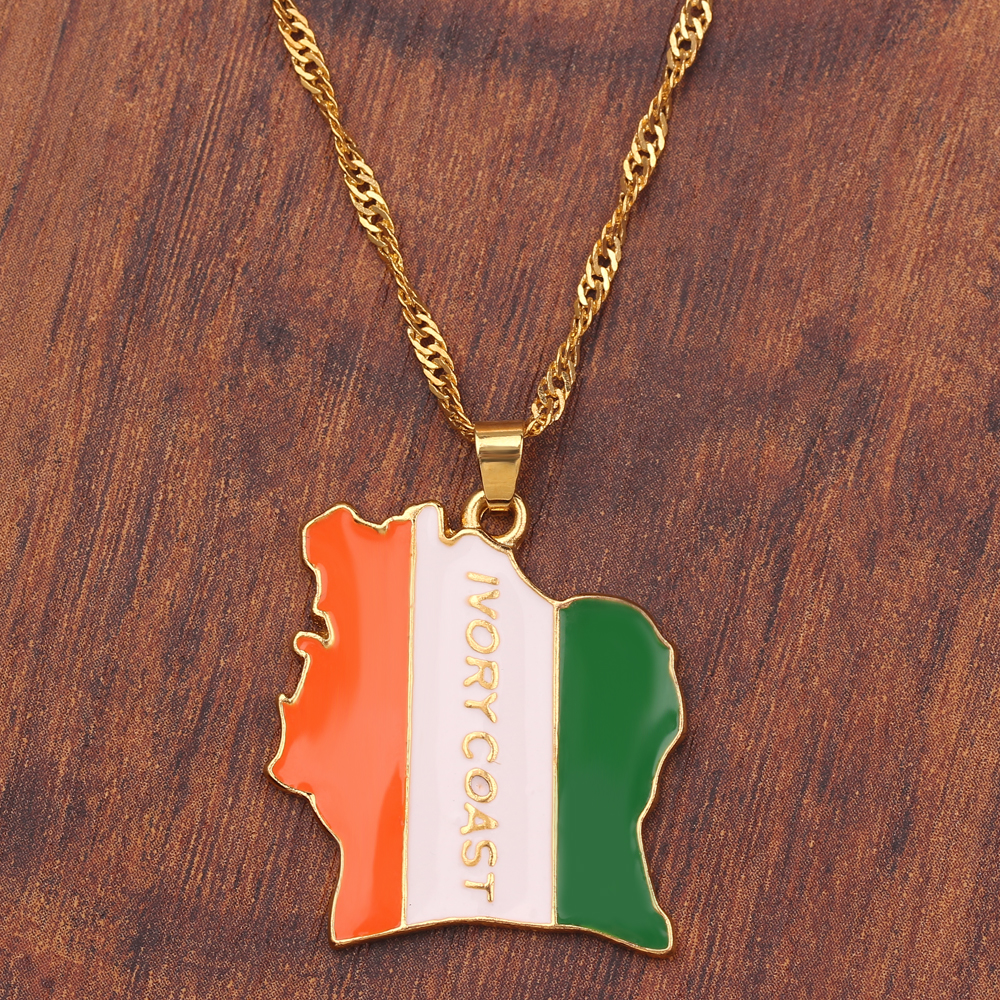 Fashion Trend World Map Neckla - مراجعة Men Accessories Necklace وسعره