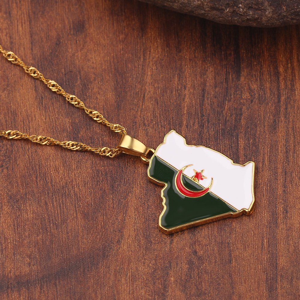Fashion Trend World Map Neckla - مراجعة Men Accessories Necklace وسعره