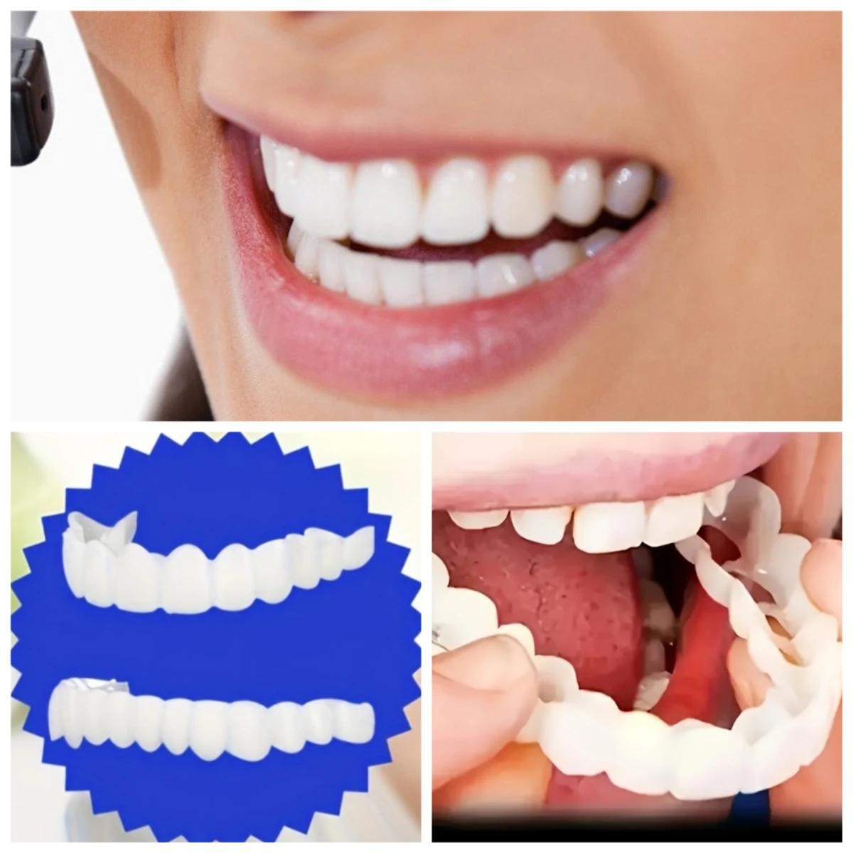 Adult Silicone Cosmetic Dentur - مراجعة Men Accessories Look وسعره