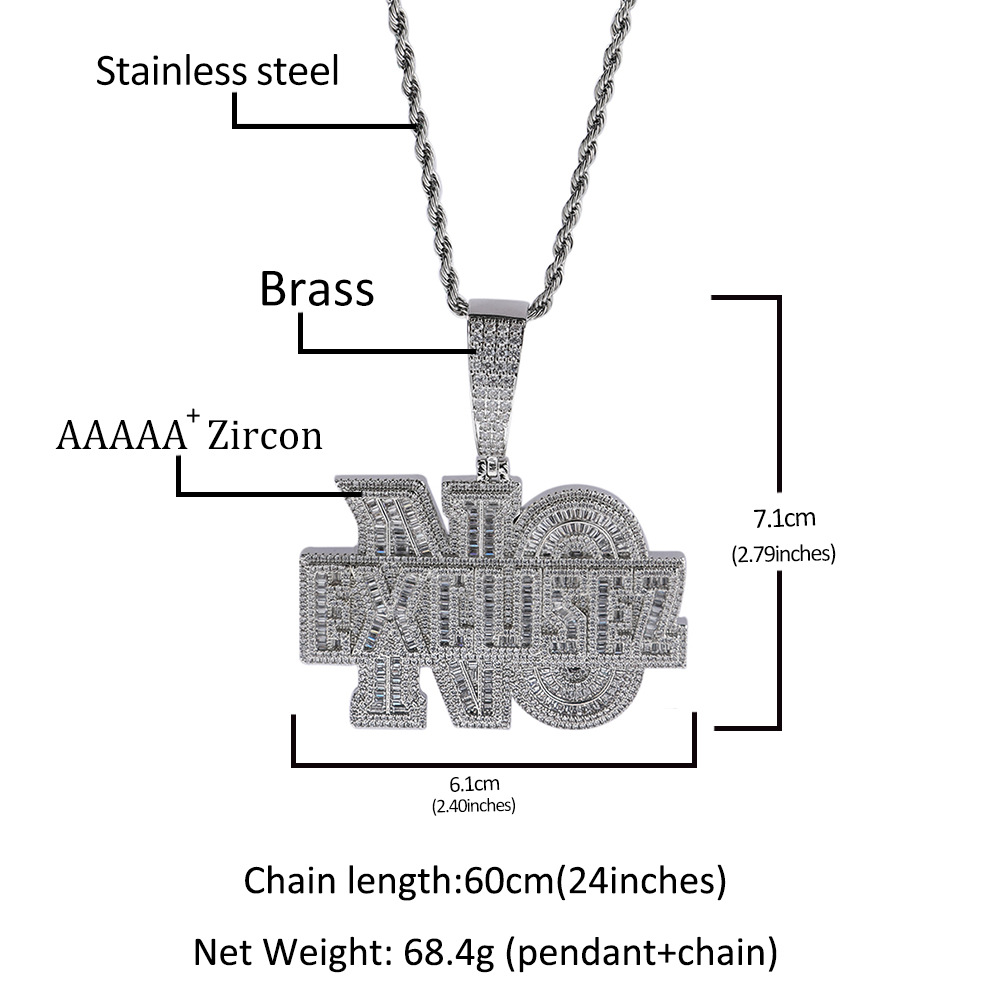 Niche Design Alphabet Hip-hop  - مراجعة Men Accessories Singapore وسعره