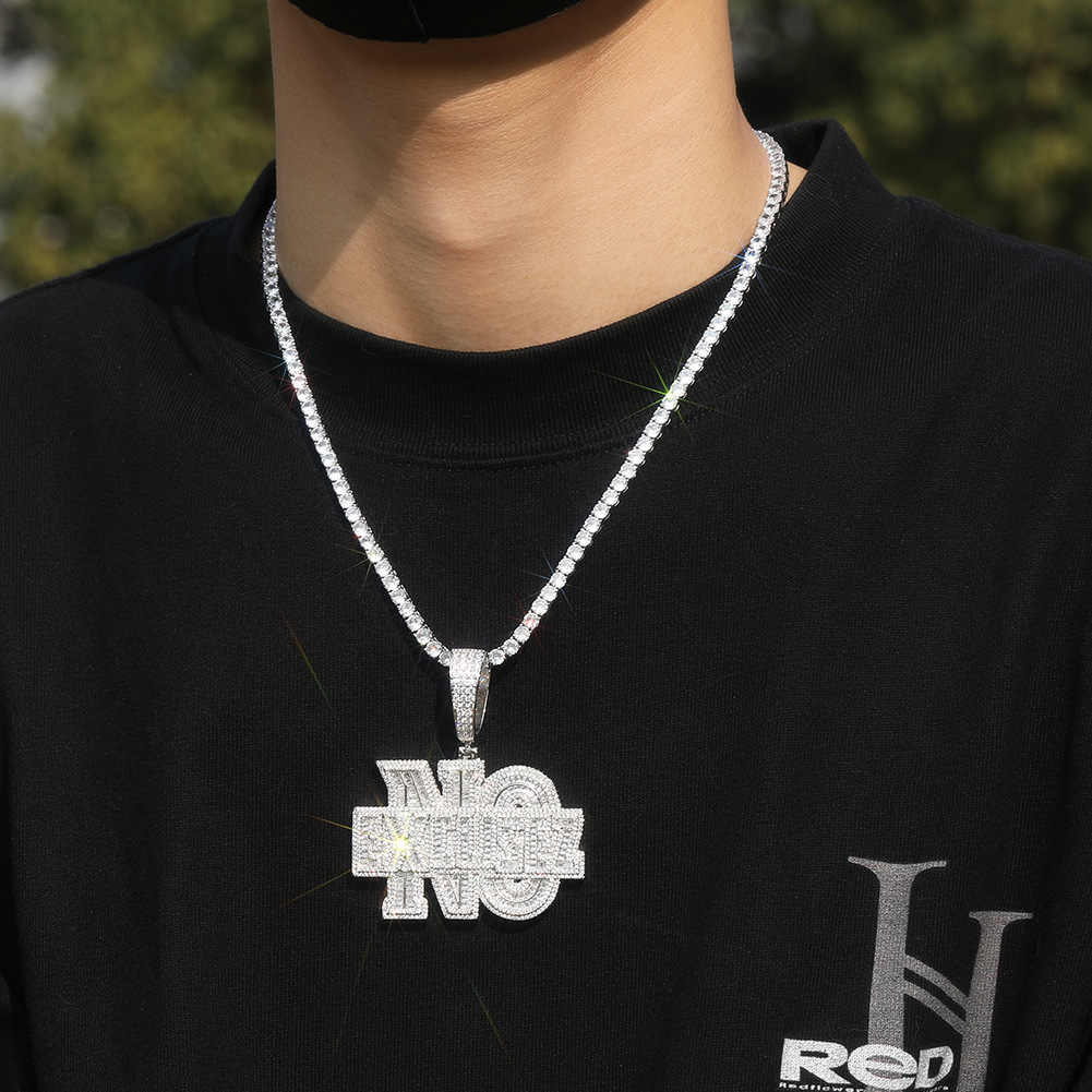 Niche Design Alphabet Hip-hop  - مراجعة Men Accessories Singapore وسعره