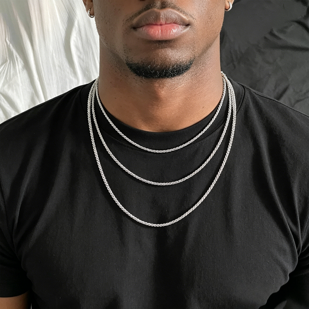 2.5mm Simple Singapore Chain N - مراجعة Men Accessories Singapore وسعره
