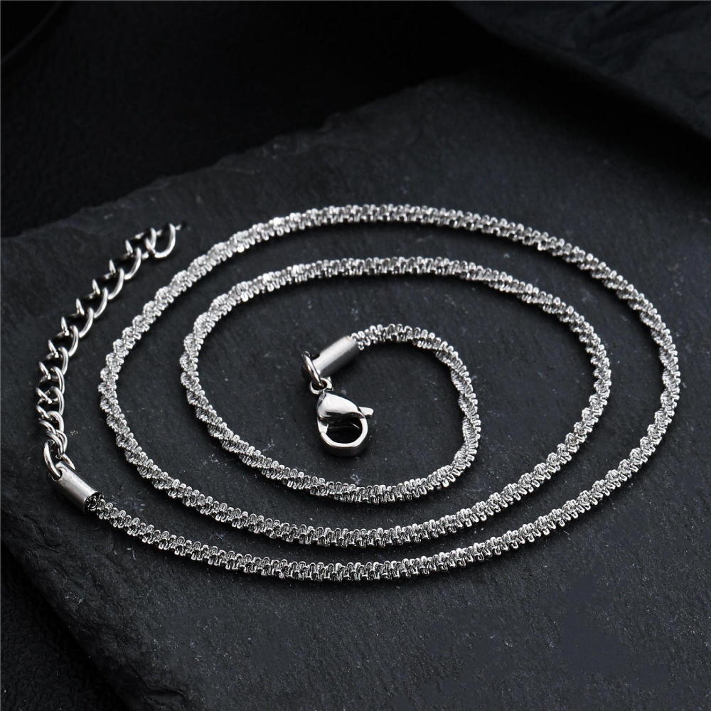 2.5mm Simple Singapore Chain N - مراجعة Men Accessories Singapore وسعره