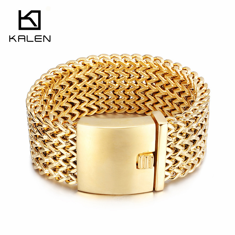 KALEN New Stainless Steel Link - مراجعة Men'S Accessories Dubai وسعره