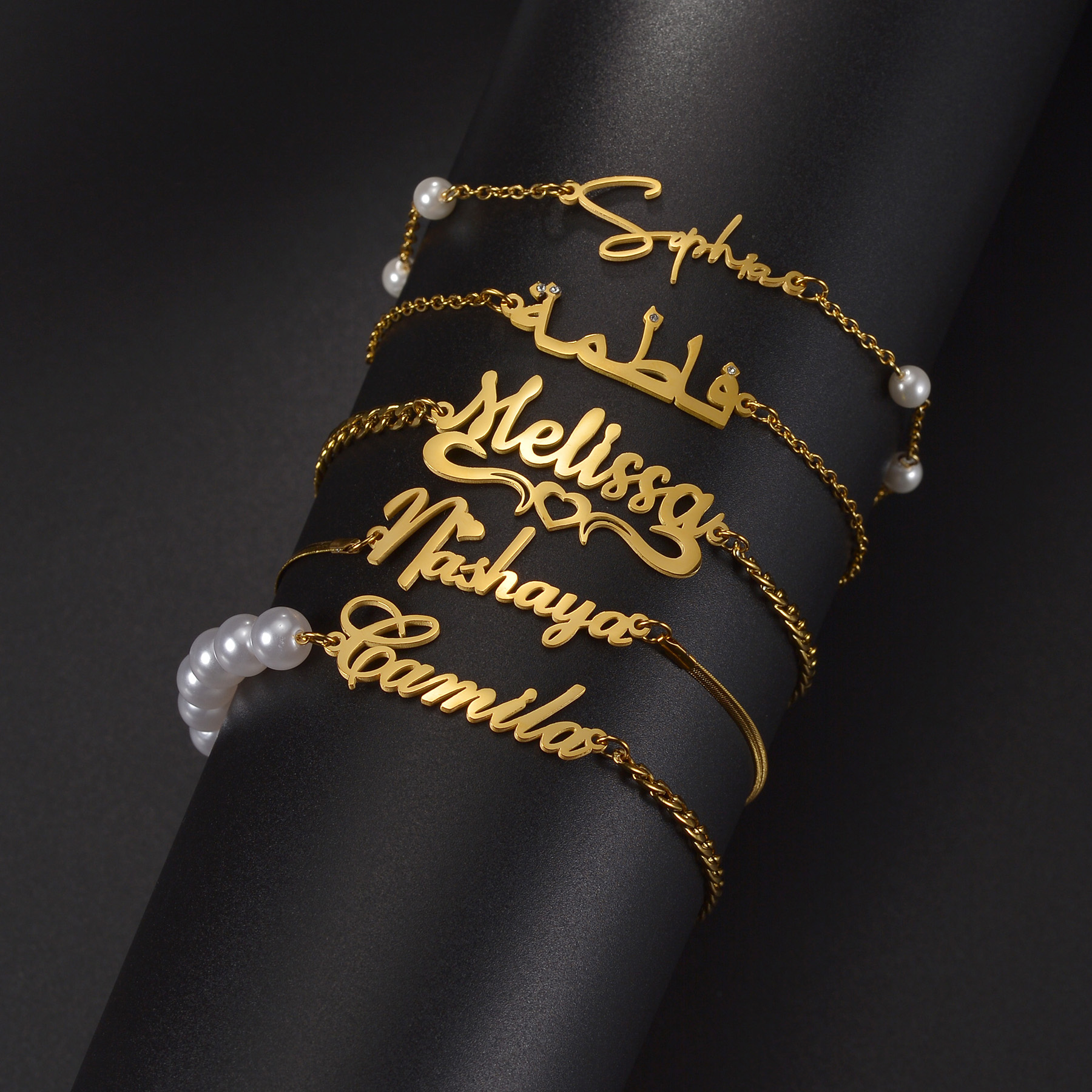 Atoztide Custom Name Necklace  - مراجعة Bead Bracelet Men وسعره