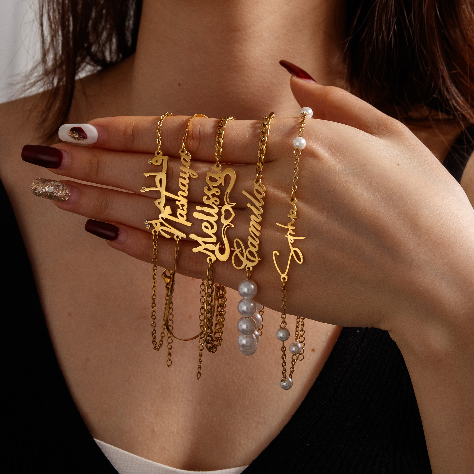 Atoztide Custom Name Necklace  - مراجعة Bead Bracelet Men وسعره