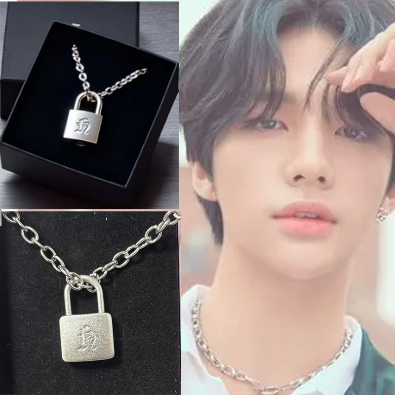 Smooth Matte Finish Metal Lock - مراجعة Men Accessories Necklace وسعره