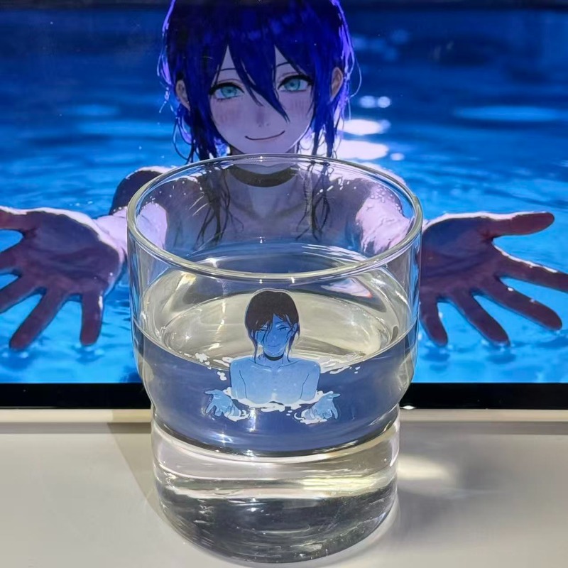 Reze Glass Cup Chainsaw Man Cu - مراجعة Men Accessories Look وسعره