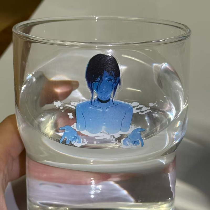 Reze Glass Cup Chainsaw Man Cu - مراجعة Men Accessories Look وسعره