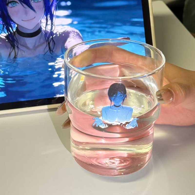 Reze Glass Cup Chainsaw Man Cu - مراجعة Men Accessories Look وسعره