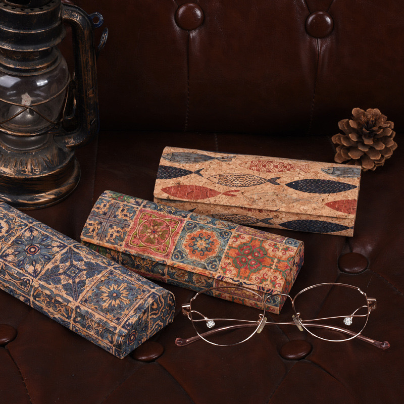**Natural Cork Glasses Case Ha - مراجعة Men Accessories Look وسعره