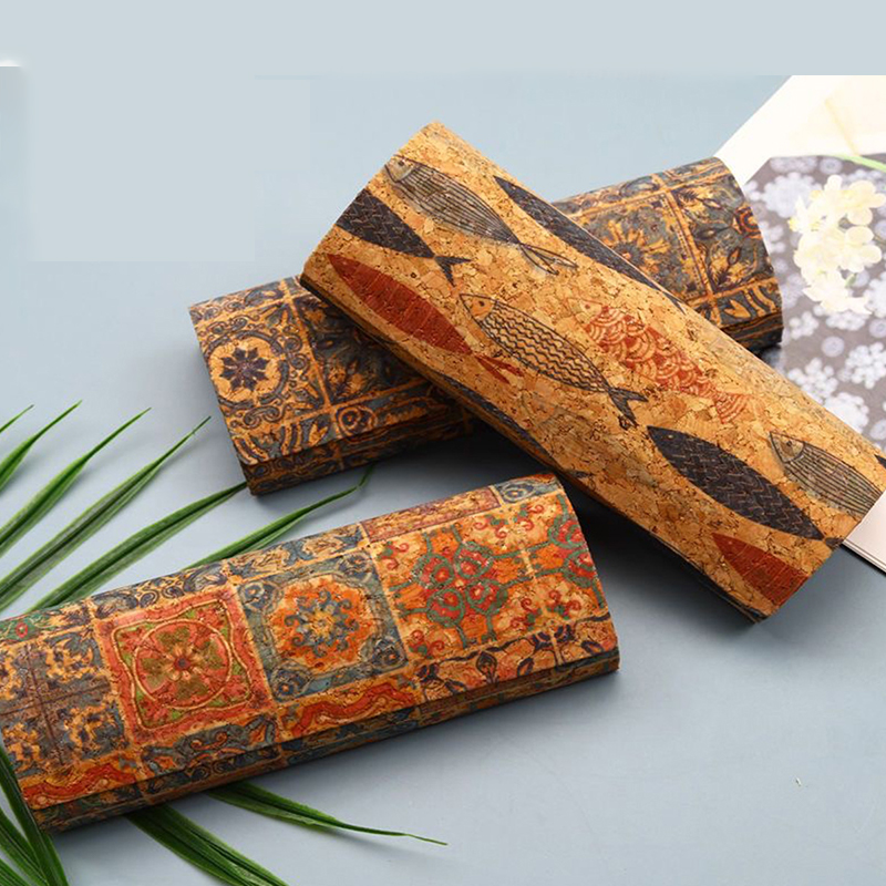 **Natural Cork Glasses Case Ha - مراجعة Men Accessories Look وسعره