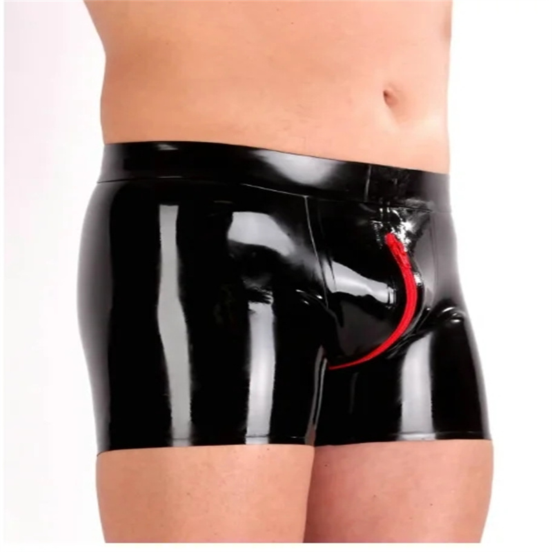 Latex Sexy Men Underwear with  - مراجعة Men Accessories Look وسعره